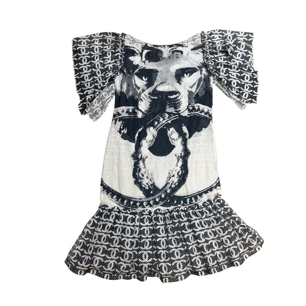 Chanel Coco Cruise 2010 Mark Lion Mini Dress